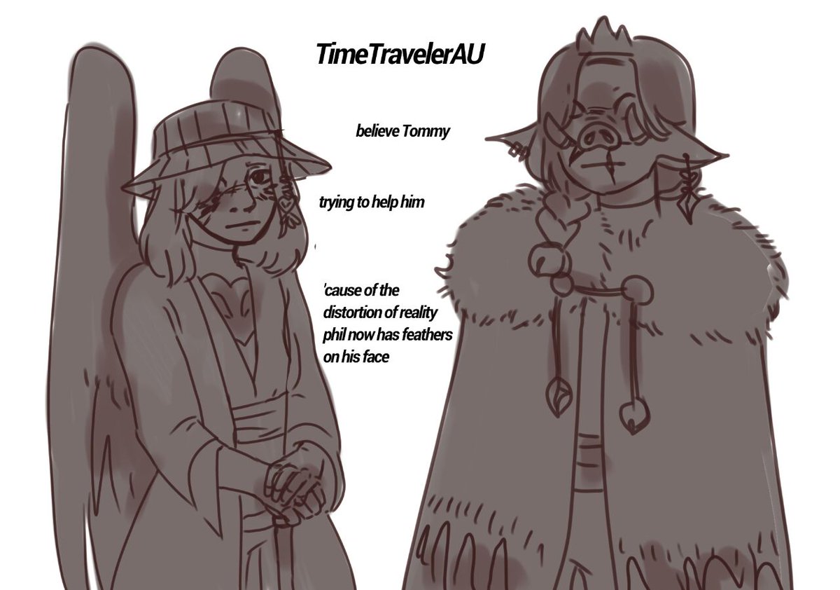 nessa_artist's tweet photo. Okay I made sketches of Phil and techno.
So the majority of dsmp people don't believe Tommy like tubbo or Sam
#mcyt #dreamsmp #philza #philzaminecraft #philzafanart #technoblade #smpserver #dsmpAU #dsmp #dreamsmpfanart https://t.co/DH35HLevQs
