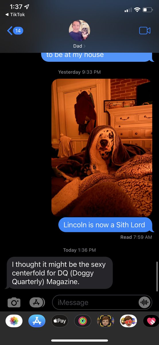 Jilly_Flynn's tweet photo. I hate when my dad is funnier than me smh https://t.co/nScsDG859X