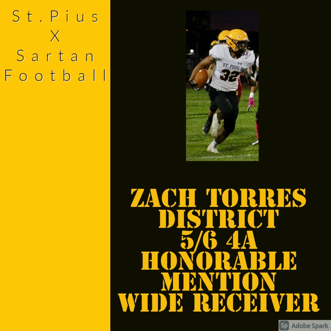Sartan_football's tweet photo. Congratulations to the following players that earned honorable mention all district on offense. Great job guys! #sartanfootball #sonsofx https://t.co/CewyQG76VL