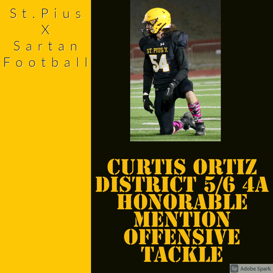 Sartan_football's tweet photo. Congratulations to the following players that earned honorable mention all district on offense. Great job guys! #sartanfootball #sonsofx https://t.co/CewyQG76VL