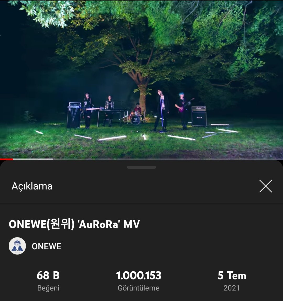 OneweTurkey's tweet photo. [🥳]
"AuRoRa" müzik videomuz 1 milyon izlenmeye ulaştı!

🌌https://t.co/ROeFxMmFzM

#ONEWE #원위 #PlanetNine_AlterEgo #AuRoRa @official_ONEWE https://t.co/KThMJcflCV