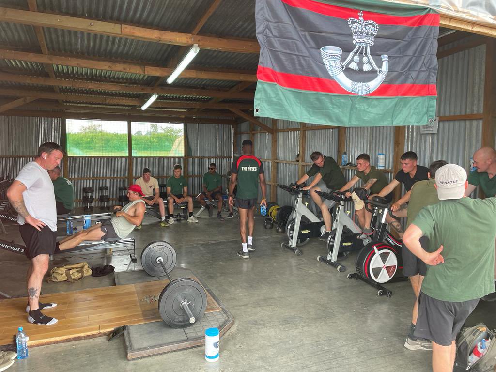CO_2RIFLES's tweet photo. Challenge complete at 0220hrs this morning!

269km of rowing (Belfast to Liverpool), 2,318km of cycling (Lisburn to Salamanca) &amp; 288 tonnes of deadlifting (Pegasus Bridge).  

All to provide gift boxes to children in communities nearby.

#LaserFocusedOnWinning #Respect https://t.co/I1LriiugPe