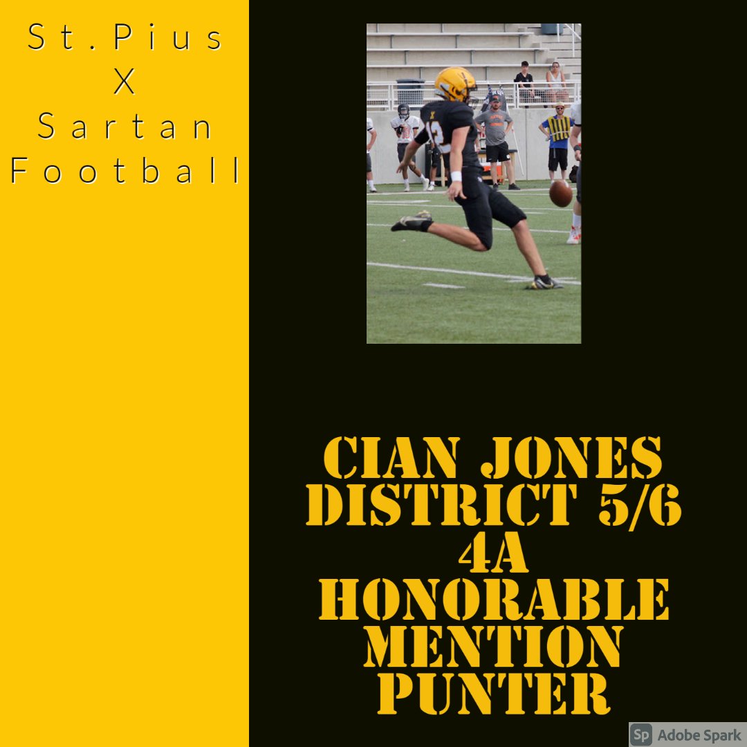 Sartan_football's tweet photo. Congratulations to the following players that earned honorable mention all district on defense. Great job guys! #sartanfootball #sonsofx https://t.co/mUt8bofAP5