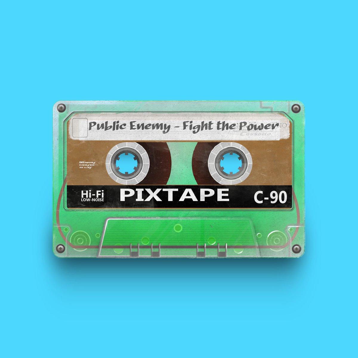 i42_24i's tweet photo. Representing the pure OGs in the first collection of NFTs tapes with one of the most representative songs, and that comes like a glove. Changing the world with the blockchain - @PublicEnemy - Fight The Power #PixTape 
@PixTapesNFT
 #NFTs #nftart #nftcollector https://t.co/AJzTweacNO