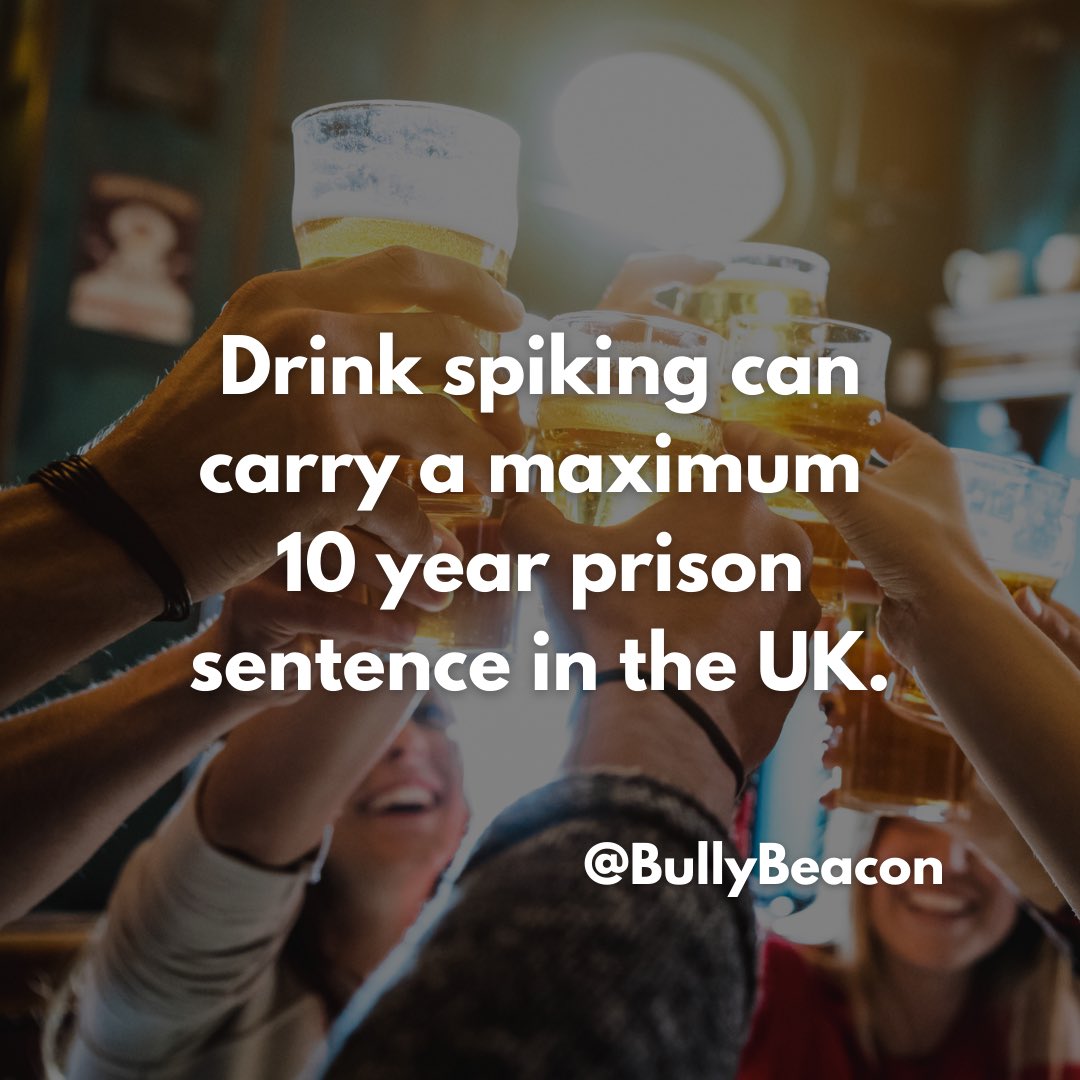 How can I protect against drink spiking?

Not only is it on the rise but it’s also a serious crime and can carry a maximum 10 year prison sentence in this country. 

Protect yourselves: bullybeacon.co.uk/how-can-i-prot…

#drinkspiking 
#worcestershirehour
#malvernhillshour