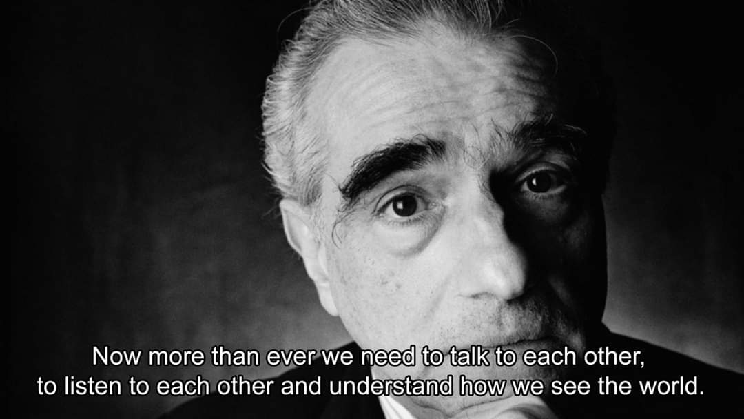 \"And cinema is the best medium for doing this.\"

Happy Birthday Martin Scorsese 