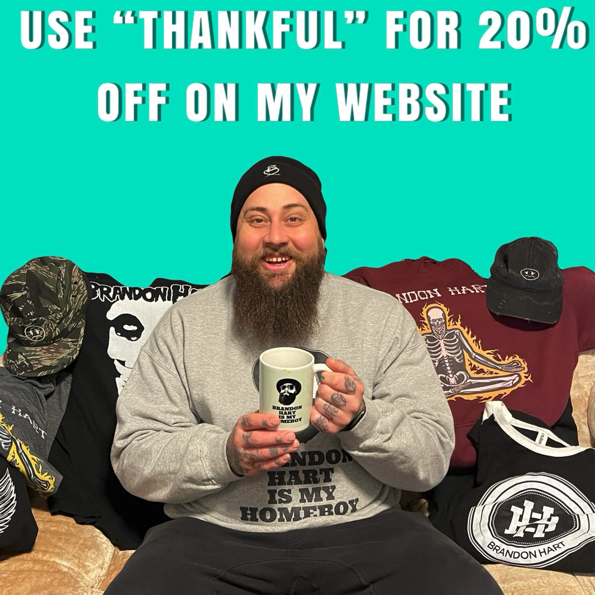 Black Friday sale going on now until December 1rst. A lot of designs on my website are going to be retired very soon ! And if you want to grab something to get It in time for Christmas now is the time !! 🙏❤️ iambrandonhart.com