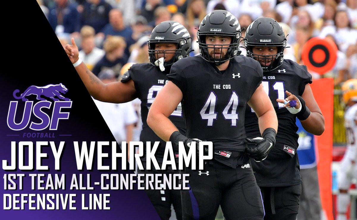 1st Team Defensive Selections
⭐️Linebacker Mike Enalls
⭐️Defensive Back Dorian Fedrick
⭐️Defensive Line Joey Wehrkamp