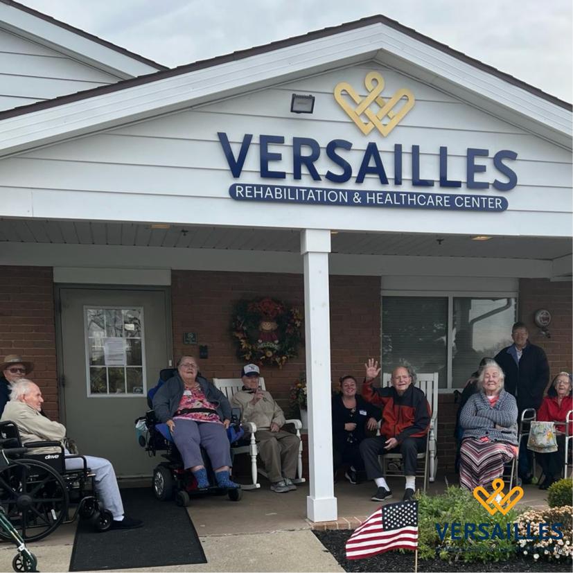 VersaillesHC's tweet photo. Versailles paid tribute our veterans with an honorable ceremony! 🇺🇸#versailleshealthcare #versaillesohio #versailles #ohiohealthcare #seniorliving #nursinghome #ohionursinghome #rehabfacility #assistedliving #ohioassistedliving #community #ohiocommunity #caregivers #ohio https://t.co/tkSJ0zbE7p
