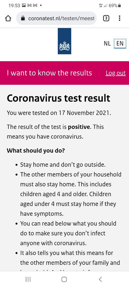 I just heard I got #corona 😅. hopefully only mild complaints. #vaccinated
