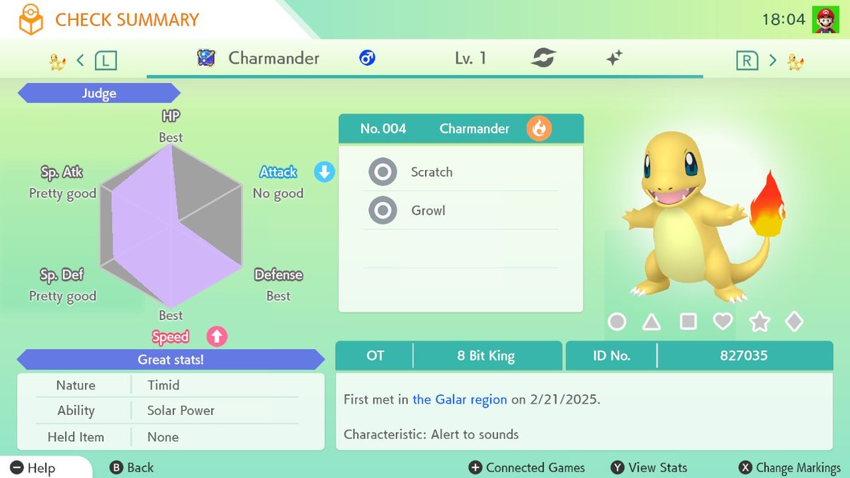 8BitKingGaming's tweet photo. After 2000+ Eggs finally bred a Shiny Charmander in a Beast Ball with 0 Att IV and #HiddenAbility for my Groudon Sun Team! Live now playing Zacian/Lapras team in #PokemonVGC and later climbing #MasterTier in #PokemonUnite ! Watch at,
https://t.co/DD305mAy62 https://t.co/hKw5ABhr7F