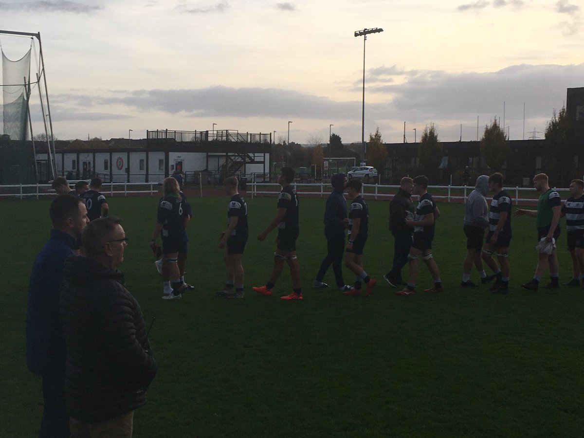 SGSCollegeRugby's tweet photo. Fantastic display this afternoon against @WaspsACEOxford to win 20-12.  Loved seeing so many former SGS Players supporting the class of 2021-22 and a pleasure to also have them as part of the post match huddle speaking to the boys.  #FF https://t.co/jMHV1LomBE
