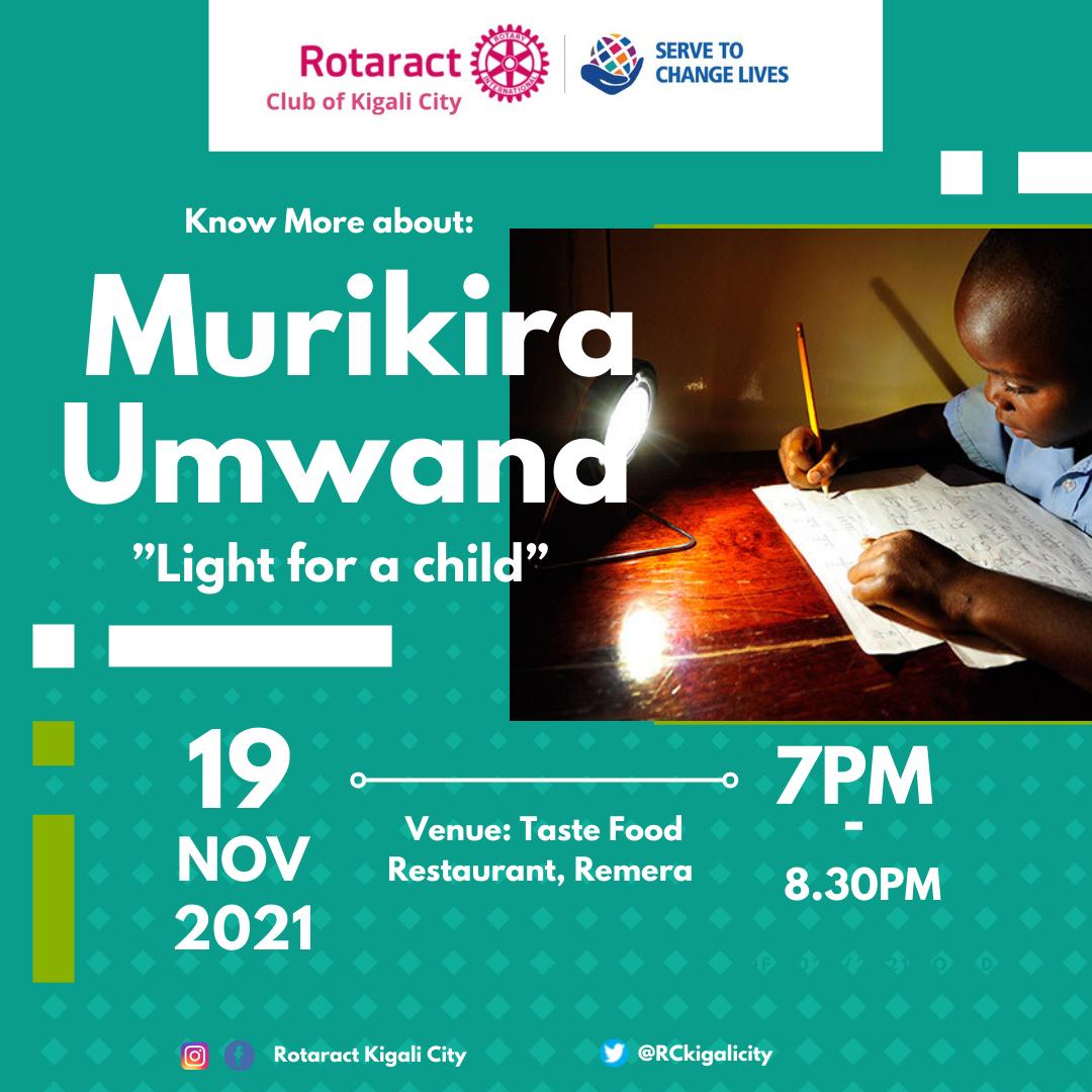 RCkigalicity's tweet photo. What we feel now is the joy of a hopeful child, a comfortable parent, 15 happy households stepping into their lighting houses!
Our fellowship this Friday is dedicated to our #murikiraumwana project taking place this Saturday, on NOV 20, 2021. Join us!
#lightforachild https://t.co/agll27ZiPa