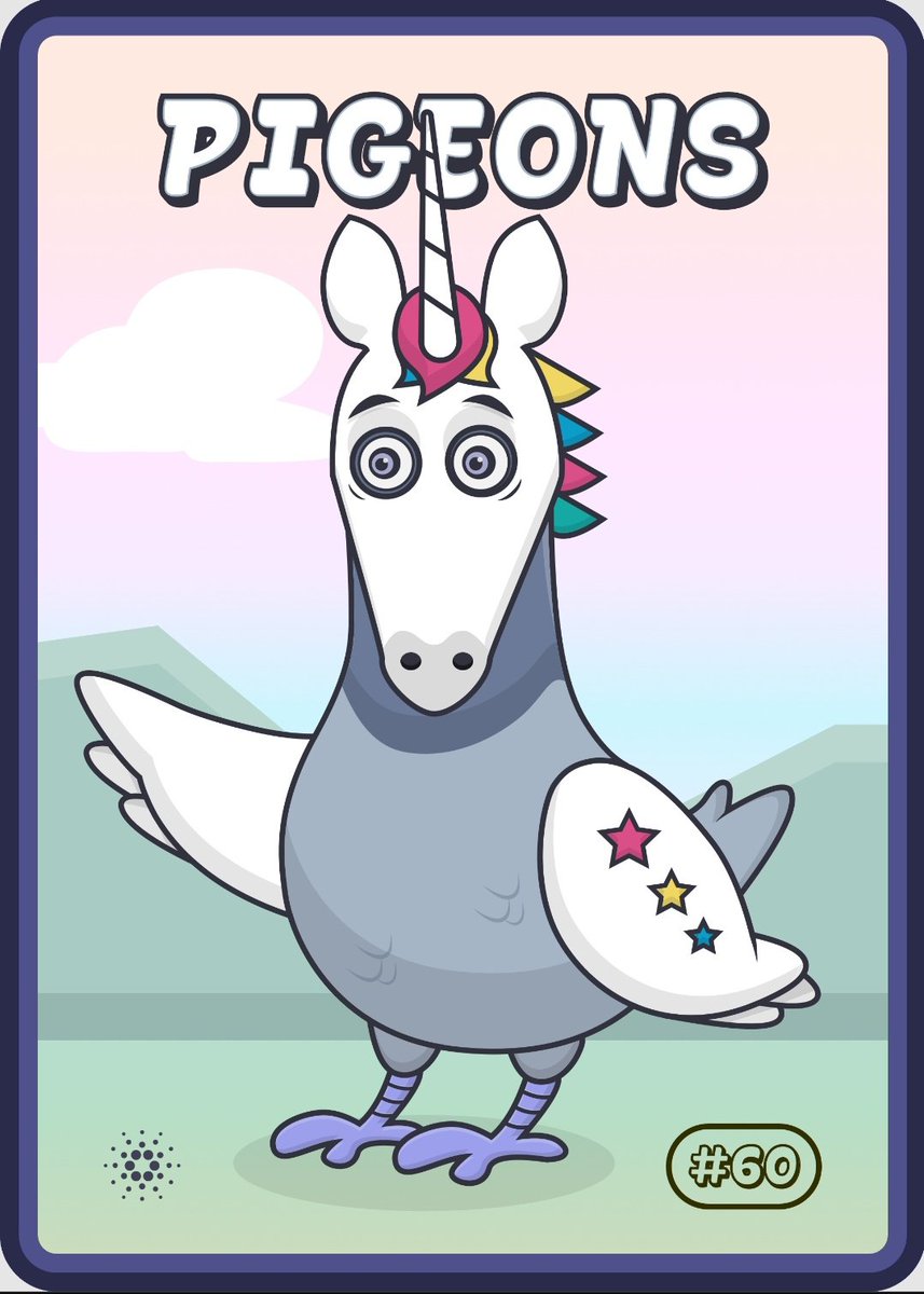 ADevnoops's tweet photo. New pigeons are available 
First legendary minted 🦄
https://t.co/fxzJjl1THw

#CardanoNFT #NFTs #NFTGaming #NFTGiveaway #CardanoCommunity $ada https://t.co/X9AYLAnQpE