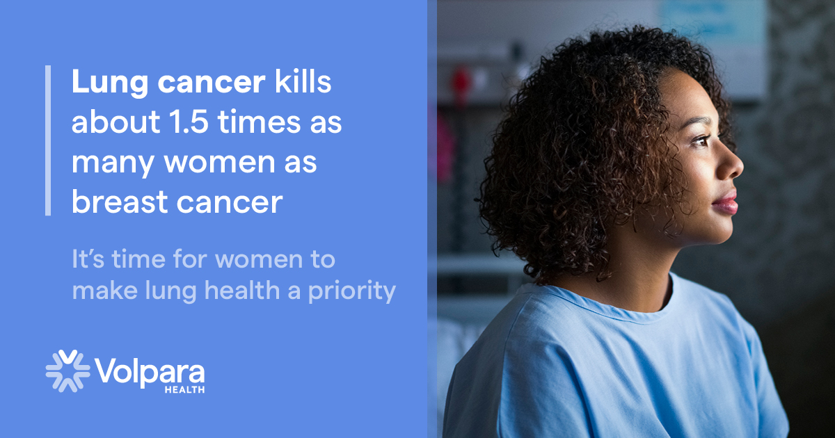 Volpara's tweet photo. Early detection can decrease #LungCancer mortality by 14 to 20% among high-risk populations. #LCAM2021 #LCSM #FindItEarly #LungScreening https://t.co/C8GkQ04AnS