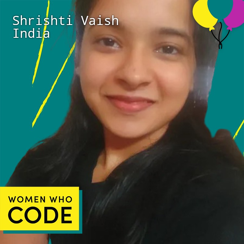 ShrishtiVaish's tweet image. Celebrating 10 years of Women Who Code ! ✨✨
#WWCodeTurns10 #womenintech #WomenWhoCode #DataAnalytics #women