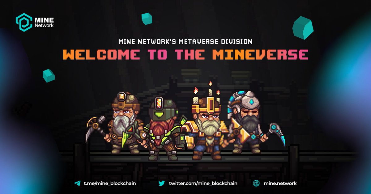 mine_blockchain's tweet image. 📣MINE Network's METAVERSE DIVISION

⚡️Welcome to The MINEverse⚡️

🗺MINE Network proudly introduces The MINEverse, a secondary gamified mining solution built in a fully immersive virtual economic ecosystem!

Learn more HERE: tinyurl.com/MINEverseMed

#Metaverse #MINEverse $MNET