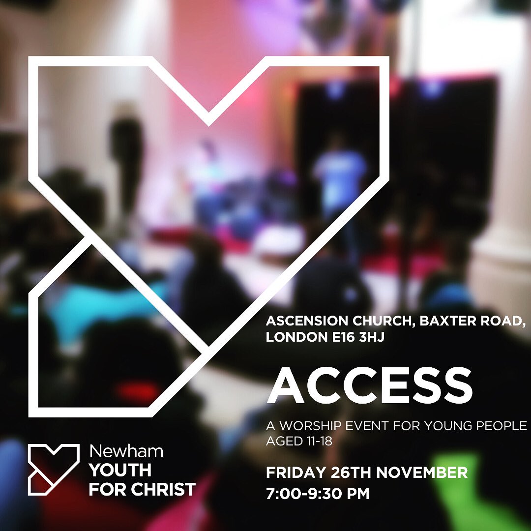 🥳🥳🥳🥳🥳🥳
Access is next Friday and we are so excited for it🎉🎉 we’ve got games, sung worship &amp; an awesome talk lined up for you.