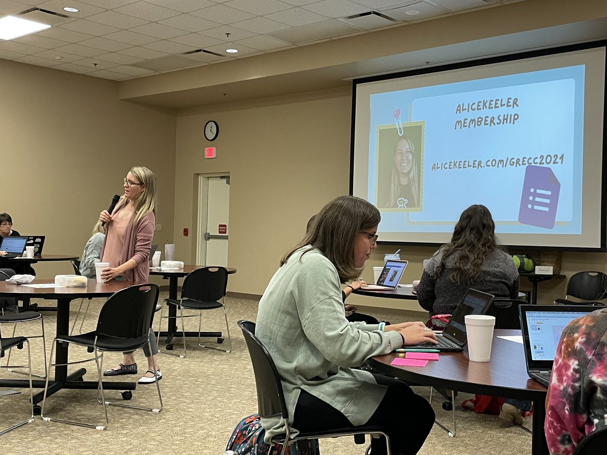 mrskatelinking's tweet image. “We give students the impression we want a fast answer, what we want is a thoughtful answer.” - @alicekeeler #DigitalDesignLab