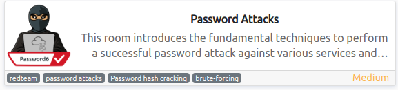 tryhackme's tweet photo. Learn how to perform a successful password attack against various services and scenarios in our latest room: https://t.co/sW48NaVxLc https://t.co/nwQ4vfwdKI