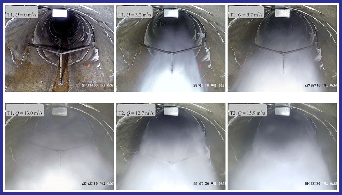 ASCEpublishing's tweet photo. #EditorsChoice: Team from @ETH_en and @UNSW measure the high-velocity air-water flows of the Swiss Luzzone arch Dam. #DigadiLuzzone #HydraulicEngineering @ASCE_EWRI https://t.co/l98rrvEc32 https://t.co/n5HuuWEwpM