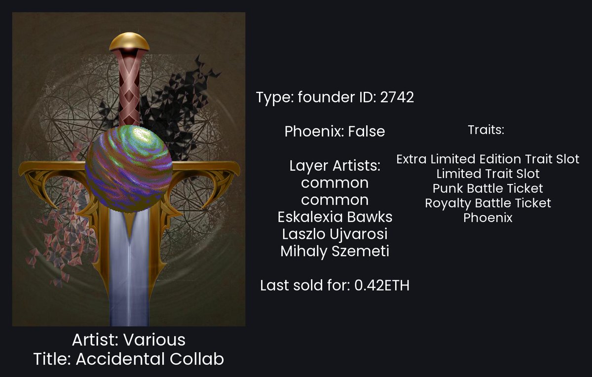 ethercardsbot's tweet image. EC 2742 just sold for 0.42ETH ($1787.43) explorer.ether.cards/#/founder/2742 opensea.io/assets/0x97ca7… #ethercards