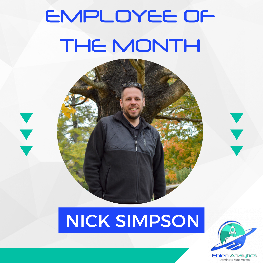 EhlenAnalytics's tweet photo. Congratulations to Nick, our October Employee of the Month! 👏

Nick used his web design skills to help us create our very own, brand new website! 🙌

Thank you so much for your hard work, Nick! 💪

#EhlenAnalytics #DigitalMarketing #DominateYourMarket https://t.co/YbWnOeZIno