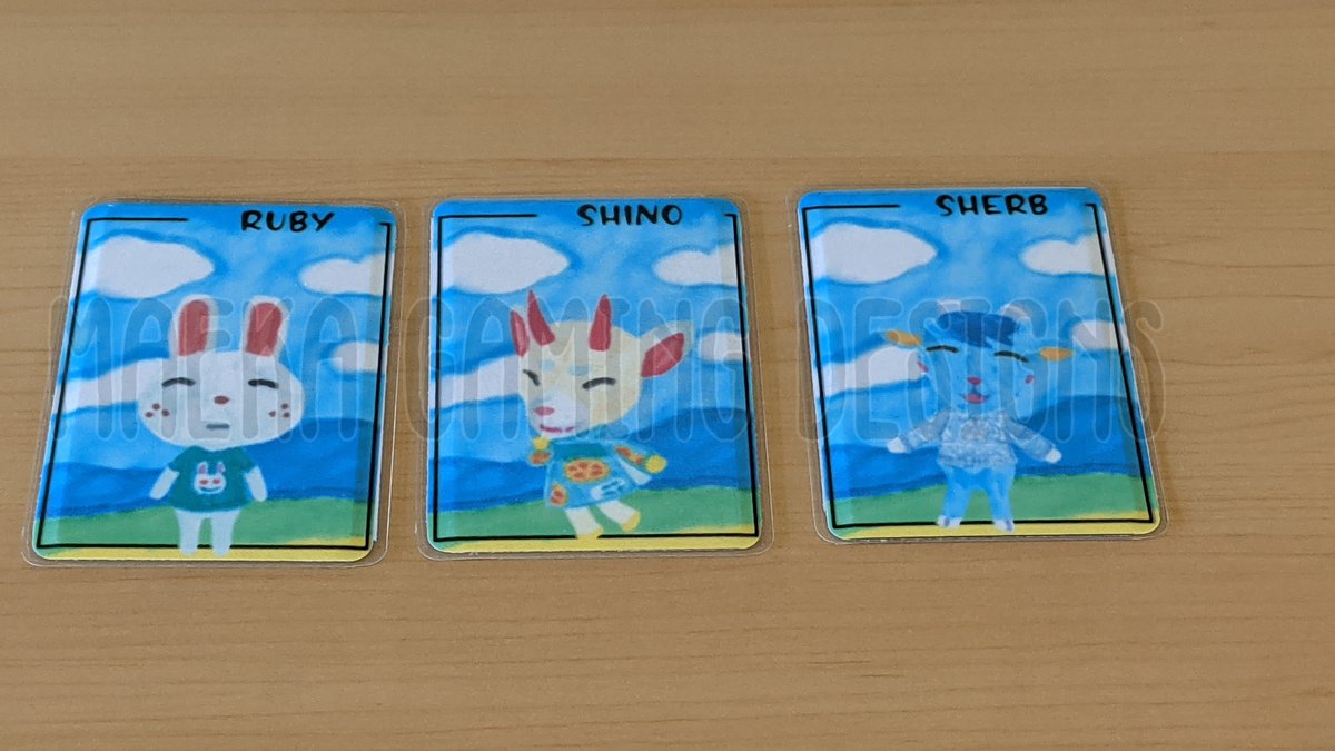 MaekaAmaya's tweet photo. I make cute painted #AnimalCrossing collectible cards with NFC chips in them at https://t.co/8Hk14qSQSM. Interested in scanning something specific to them? Let me know and I'll see what I can do. #ACNH #AnimalCrossingNewHorizions https://t.co/0wySPweLQx