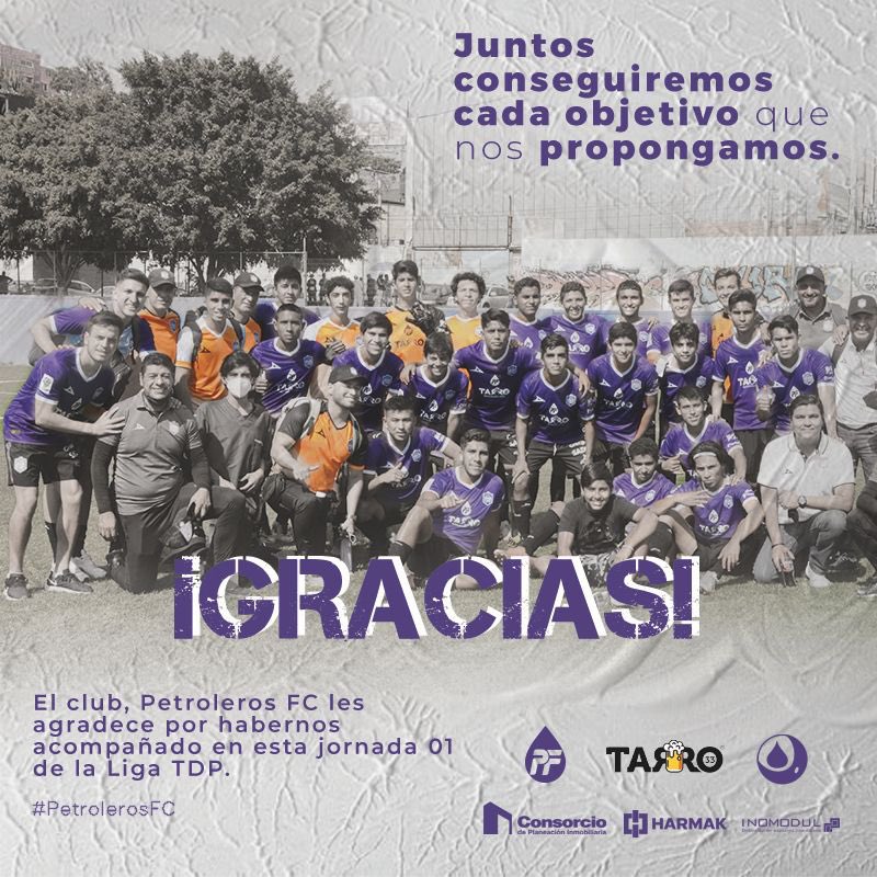 Muchas gracias por vibrar y sentir cada jugada con nosotros 👏

No nos queda más, que seguir trabajando para conseguir los resultados que queremos 🤩

Viene lo mejor 🦾
#PetrolerosFC