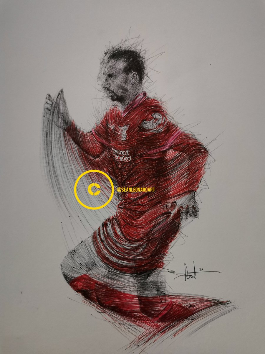 seanleonardart's tweet photo. 🇨🇲 Joel Matip portrait 🇨🇲

Capturing his speed and elegance as he glides effortlessly past opponents.

Completed on A3 using black and red pen. Over 15hrs work

Prints available here  https://t.co/jTKPVrN2Eu

Retweets massively appreciated https://t.co/Gfx6Tna6jB