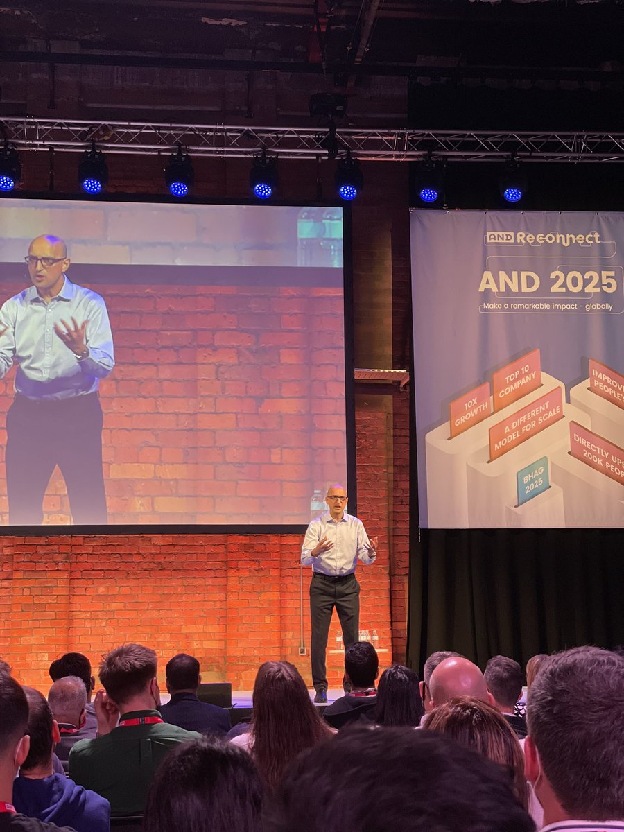 _ChrisHolmes's tweet photo. Great day at #ANDReconnect!
1155 people together in person for the first time in 2 years. Seeing friends, inspiring growth talk from @matthewsyed, client stories from the rest of @AND_Digital
What a journey weβre on π https://t.co/zDFPwaQLNN