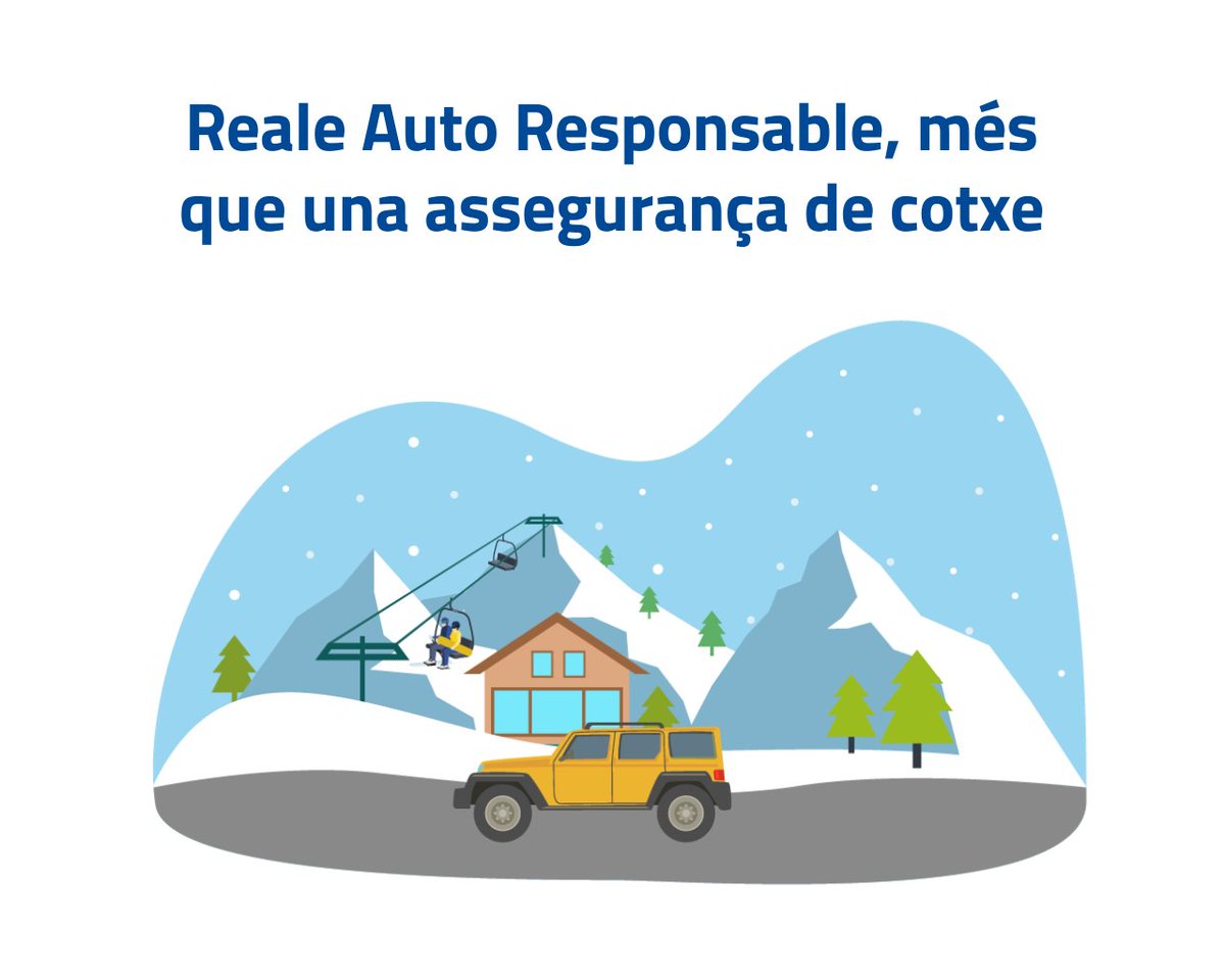 Mireiaalsina's tweet photo. ✅#RealeAutoResponsable és molt més que una assegurança de cotxe #responsable. 

Molt més és afegir beneficis a una #assegurança que fan que sigui responsable amb la societat i el 
#mediambient, sense cap cost addicional per a tu. 

Demana el teu agent... https://t.co/V1pB1ujduo