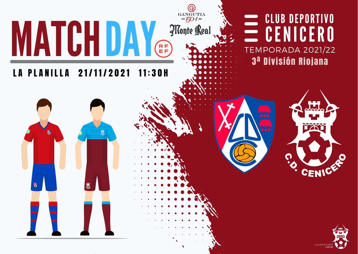 📢 Tenemos Dia y Hora
11° JORNADA  3°RFEF. 

📅 Domingo 21 de Noviembre 
🕢 11:30 horas
🏟 LA PLANILLA
⚽️ <a href="/cdcalahorra/">CD Calahorra</a> B

#SentimientoVinatero ❤