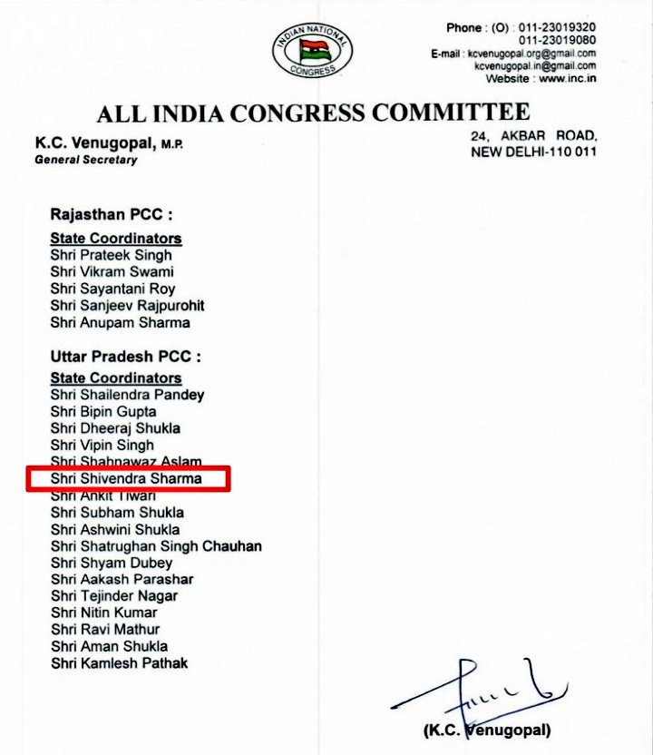 Shiv_INC's tweet photo. It's an Honour n Pride for me to be promoted through @INCIndia (AICC) as #State_Co_Cordinator
I look forward to being able to share my knowledge n experience in the best of my ability to support my party &amp; it's ideologies.
Also extnding my gratitude 2 all d seniors who trained me https://t.co/eznt6AKY3s