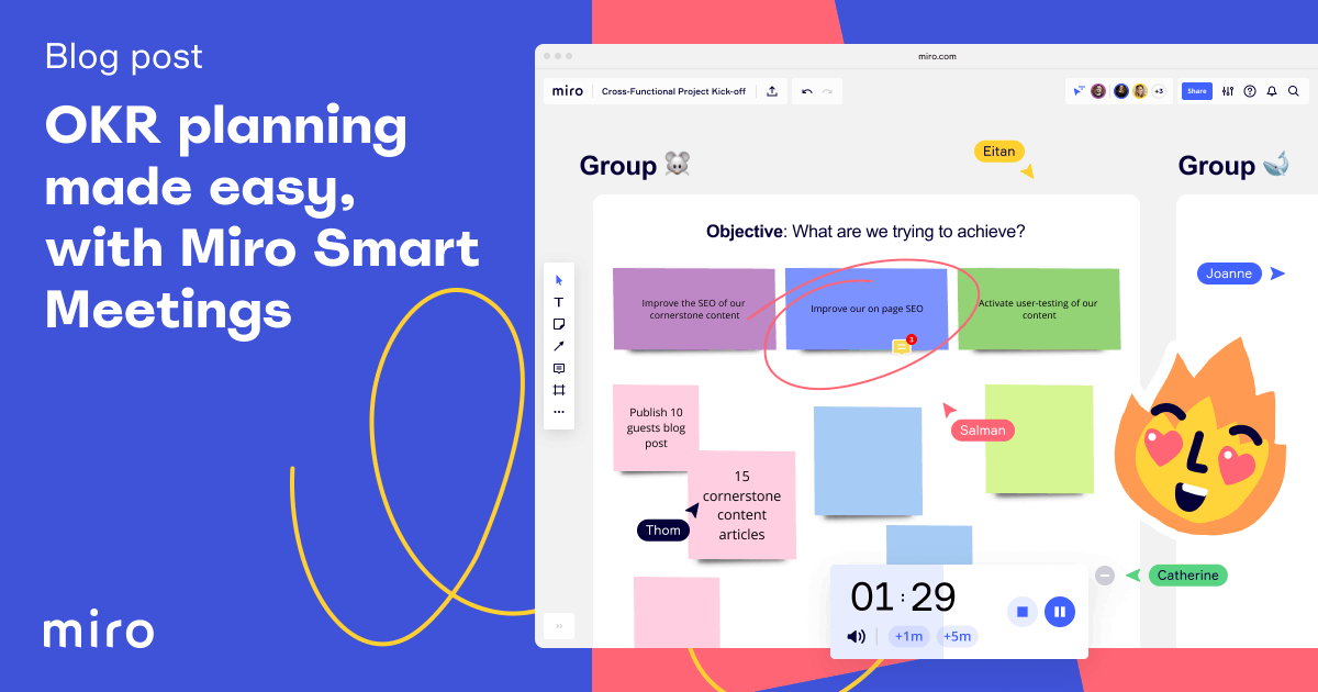 Miro OKR Planning Template