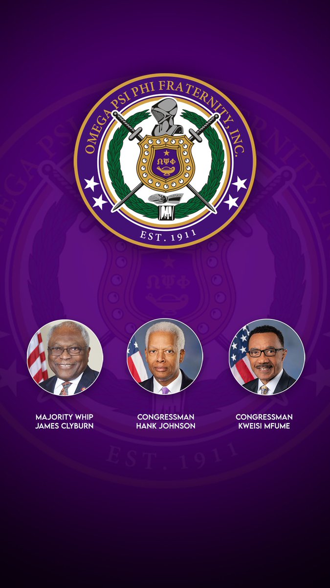 TheS3Team's tweet photo. Happy Founders' Day to @OMEGAPSIPHI
@WhipClyburn @RepHankJohnson @RepKweisiMfume https://t.co/PRLhP92Q81