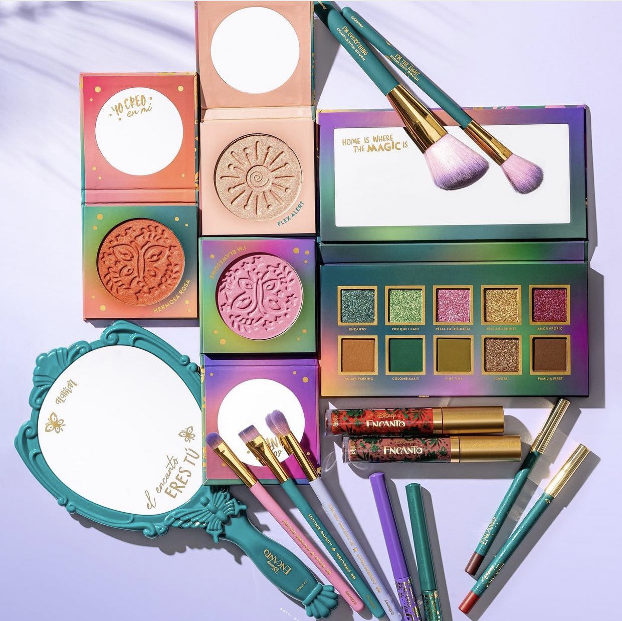 Trendmood on X: #REVEALED 😍 NEW! Collab 💗💚💜 @alamarcosmetics X #disney  The #Encanto Collection!!! *use code : TRENDMOOD 10% off Includes:  ✨Madrigal Magic Mirror $18 ✨Longwear Lip Liner $13 ✨Spread Your Wings