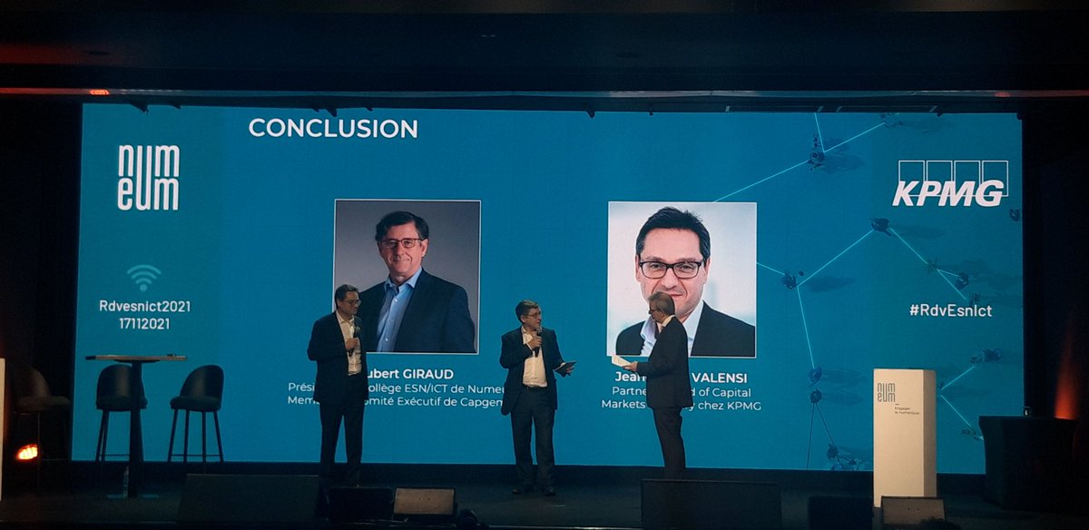 Merci <a href="/numeum_/">numeum</a> et <a href="/KPMG_France/">KPMG France</a> pour cette remise de prix riche et inspirante ! #RdvEsnIct