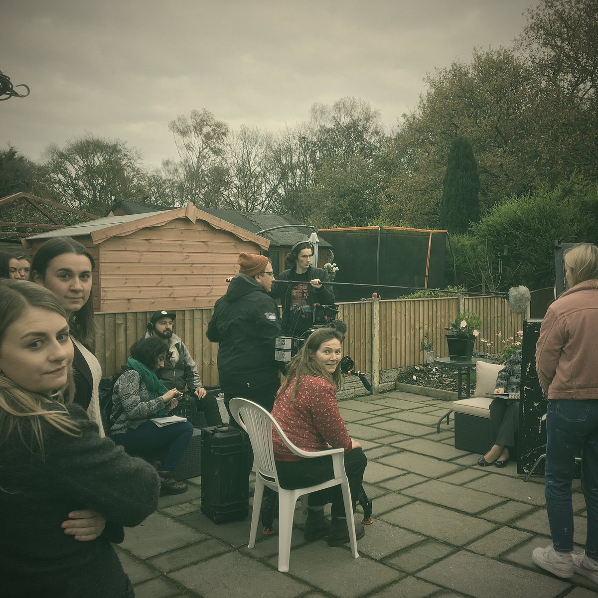 What a brilliant day filming with <a href="/edgehillice/">Edge Hill ICE</a> filmmakers assisting Jessica Hynes for <a href="/dramaticrecover/">dramatic recovery.</a> with top cinematographer Ryan Eddleston. <a href="/alicelowe/">Alice Lowe</a> <a href="/FilmLiverpool/">Liverpool Film Office</a> @HurricaneFilms @Mark_Jenkin <a href="/MarkMcKenny1/">Mark McKenny BFE</a> @ParklandPic <a href="/frankcottrell_b/">Frank Cottrell-Boyce</a>