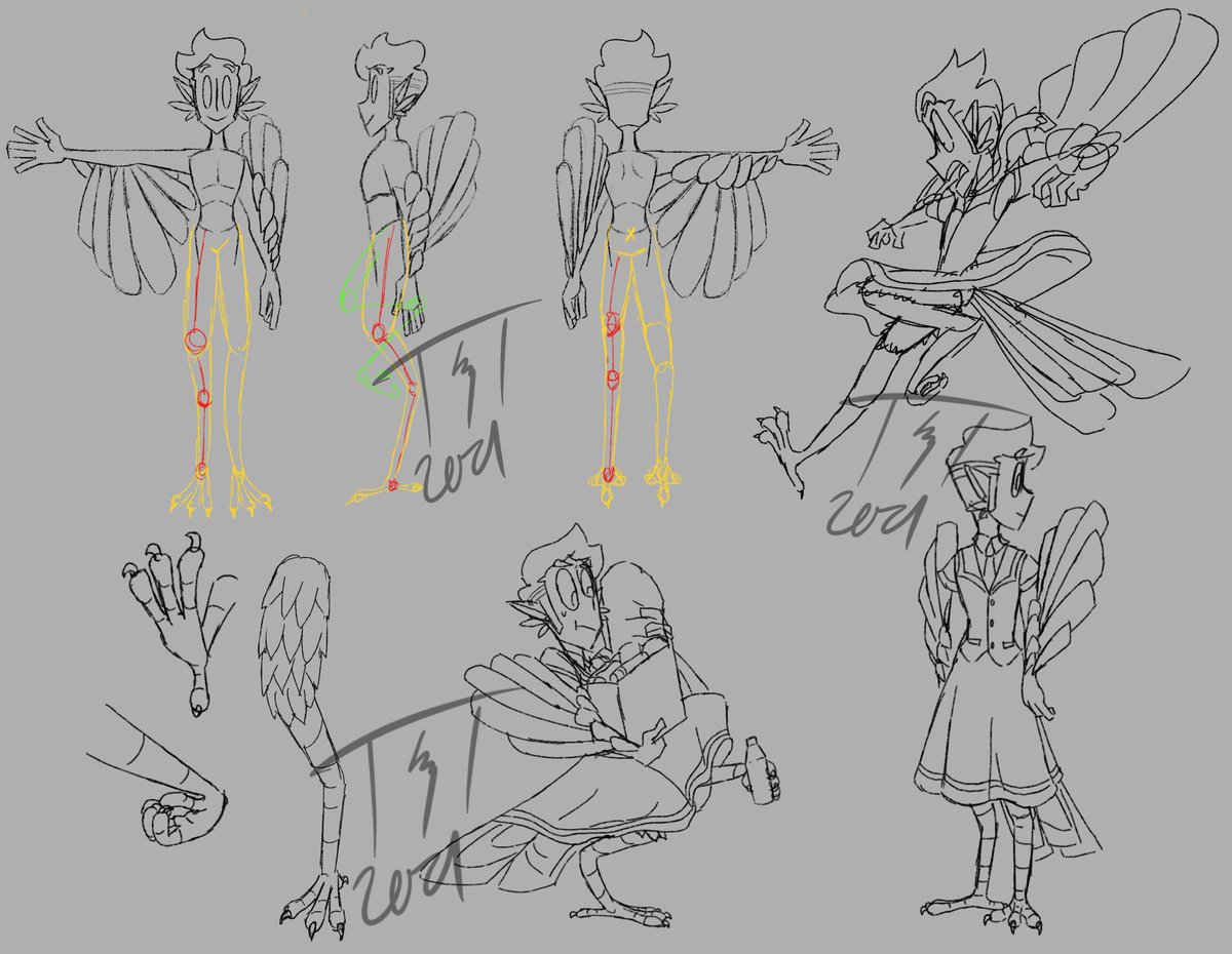 TarotTears's tweet photo. Working out some bird boy dynamics in my down time.
#mishapsandmagic #johnvalken #avitaur #halfbird #sketch #anatomicalstuff #isthisastudy #whoknows #boyinskirt https://t.co/CYFg5xHxqZ