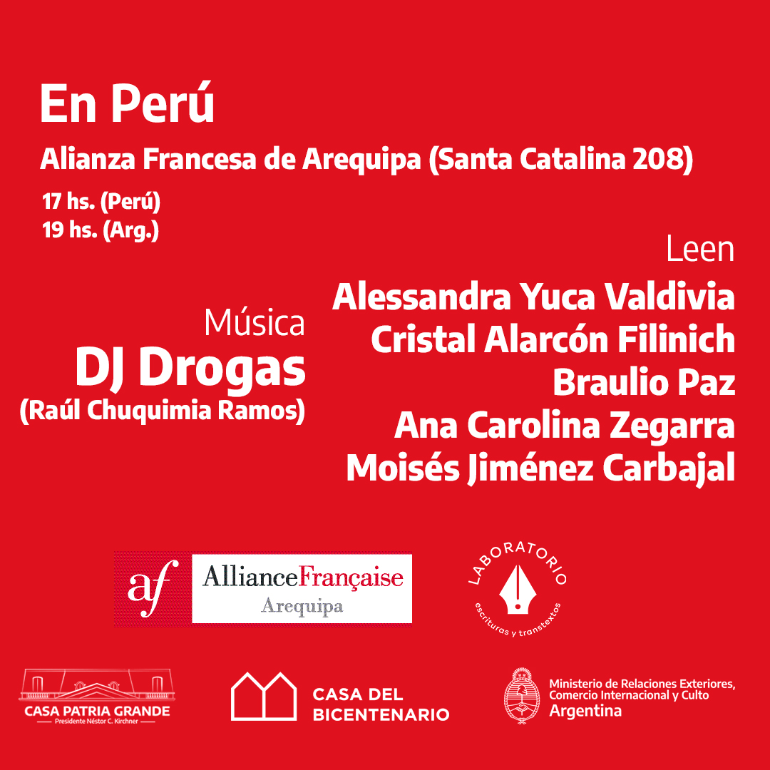 ElSalvadorGov's tweet photo. #Mañana participá en la @AFArequipa de #TantasLenguasComoDeseos: encuentro simultáneo de poetas 🇦🇷 🇵🇪, para celebrar el #BicentenarioPerú junto a @CancilleriaARG, @CPatriaGrande y @CNBLaCasa

+ Info: https://t.co/EZGtIWUVP1

📆: Jueves 18/11
⏱️: 5 pm🇵🇪
📍: Santa Catalina 208, AQP https://t.co/yJhlXJMxAO