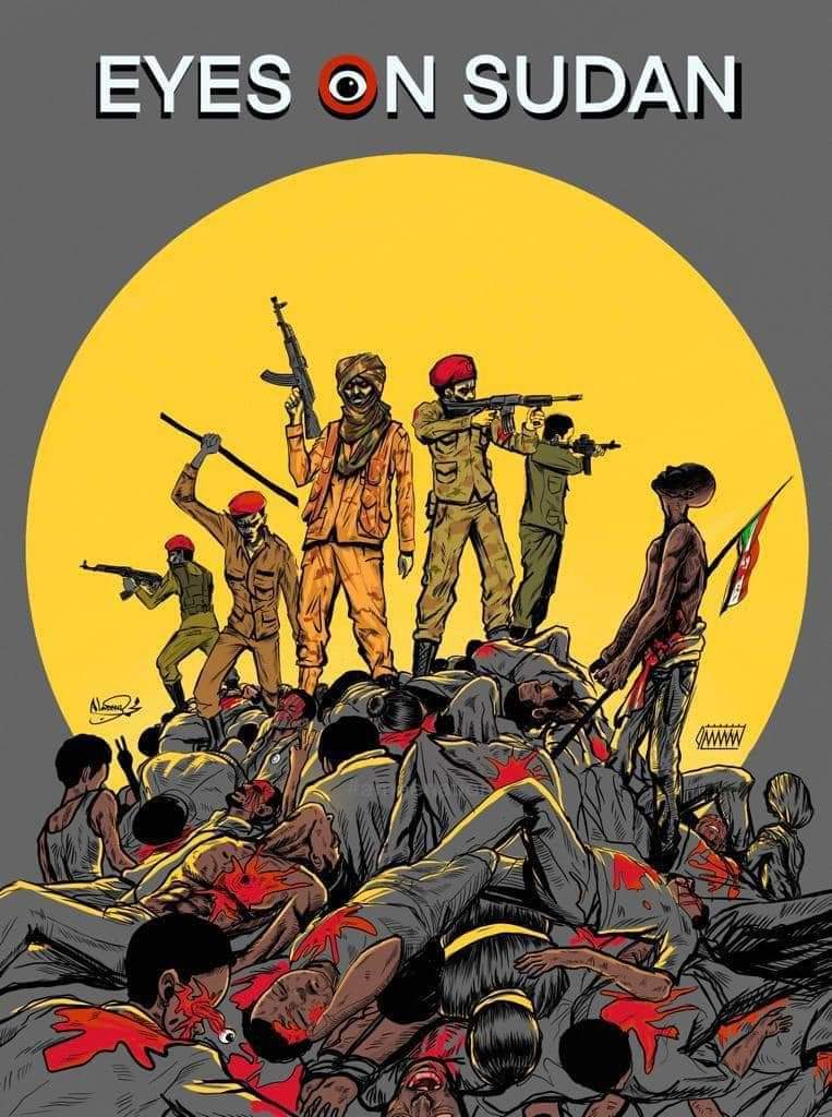 sksdnjp's tweet photo. We don't have Internet access! (atm only less than 1% in Sudan have access) 
We can't make phone calls or even send SMS!
The people of Sudan need immediate attention AND actions and while I'm typing there's a massacre going on in Bahri city and other locations
#مليونية17نوفمبر https://t.co/xujriSrfAl