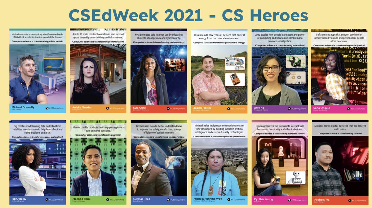 AudraKaplan's tweet photo. csteachersorg: RT @Sonal_EDU: @CSforCA #SCALECA were on 🔥🔥today! @amalong awesome facilitation! Thank you for bringing in @LilibethMay9 and @MrJBohrer - Some of my #EquityFellow @csteachersorg leader favorites!!
Check out #CSHeroes Activity & the a… https://t.co/NTxjXVbAUB