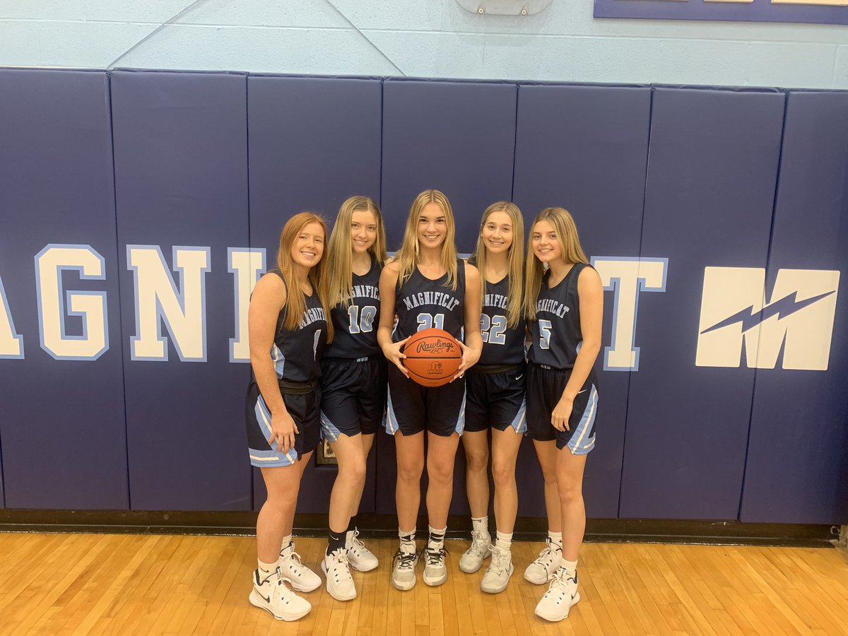 Our class of 2022!  So excited for this special group!  We look forward to you continuing your story as a Blue Streak Basketball Player!! #MagsProud