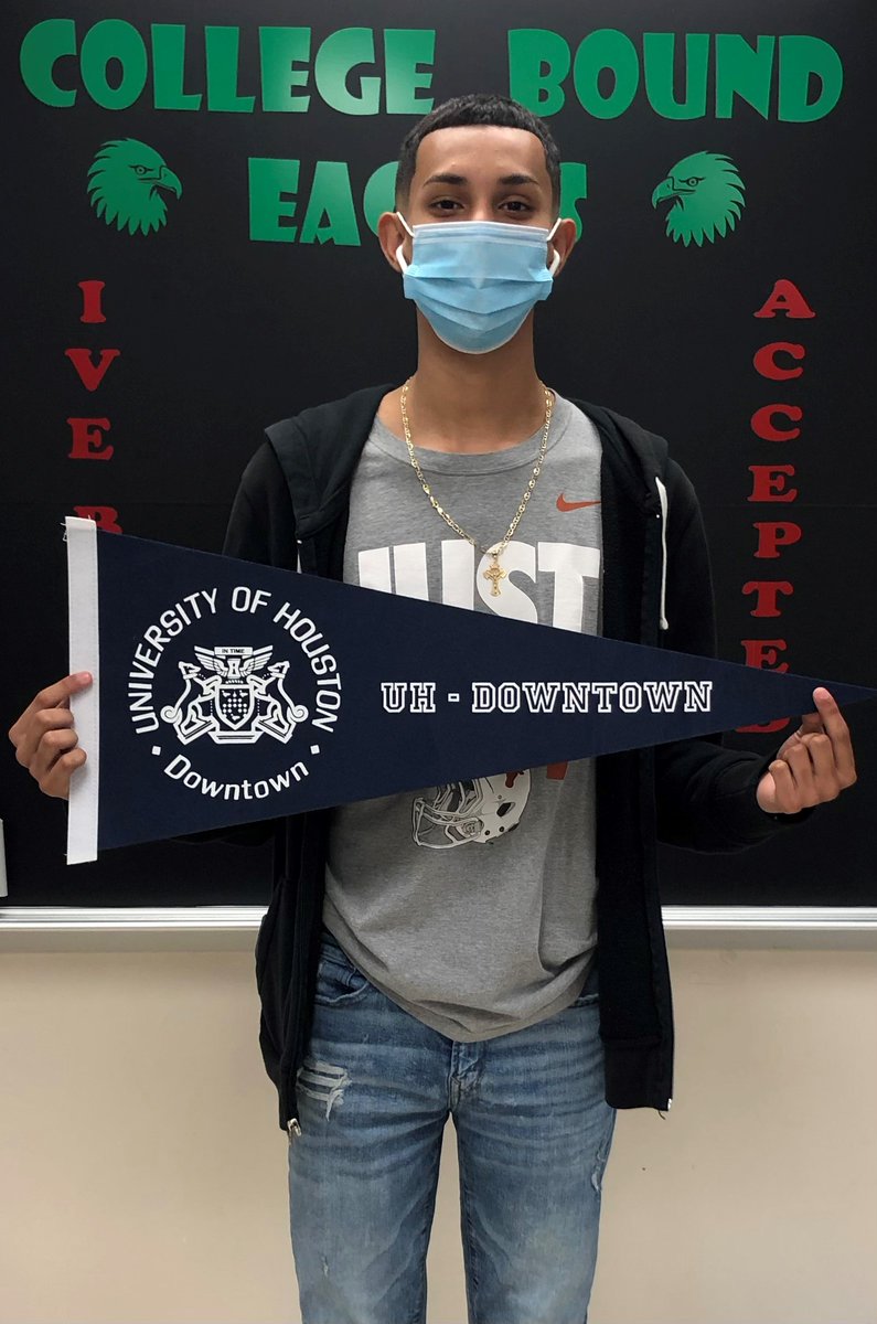 Congratulations to Damian Flores on his acceptance to <a href="/AngeloState/">Angelo State</a> and <a href="/uhdowntown/">UHDowntown</a>! <a href="/PasadenaHigh/">PHS Eagles</a> <a href="/PasadenaISD_TX/">Pasadena ISD</a> <a href="/GenerationTexas/">Generation TX</a>  #CollegeBoundEagles #FutureRam #FutureGator