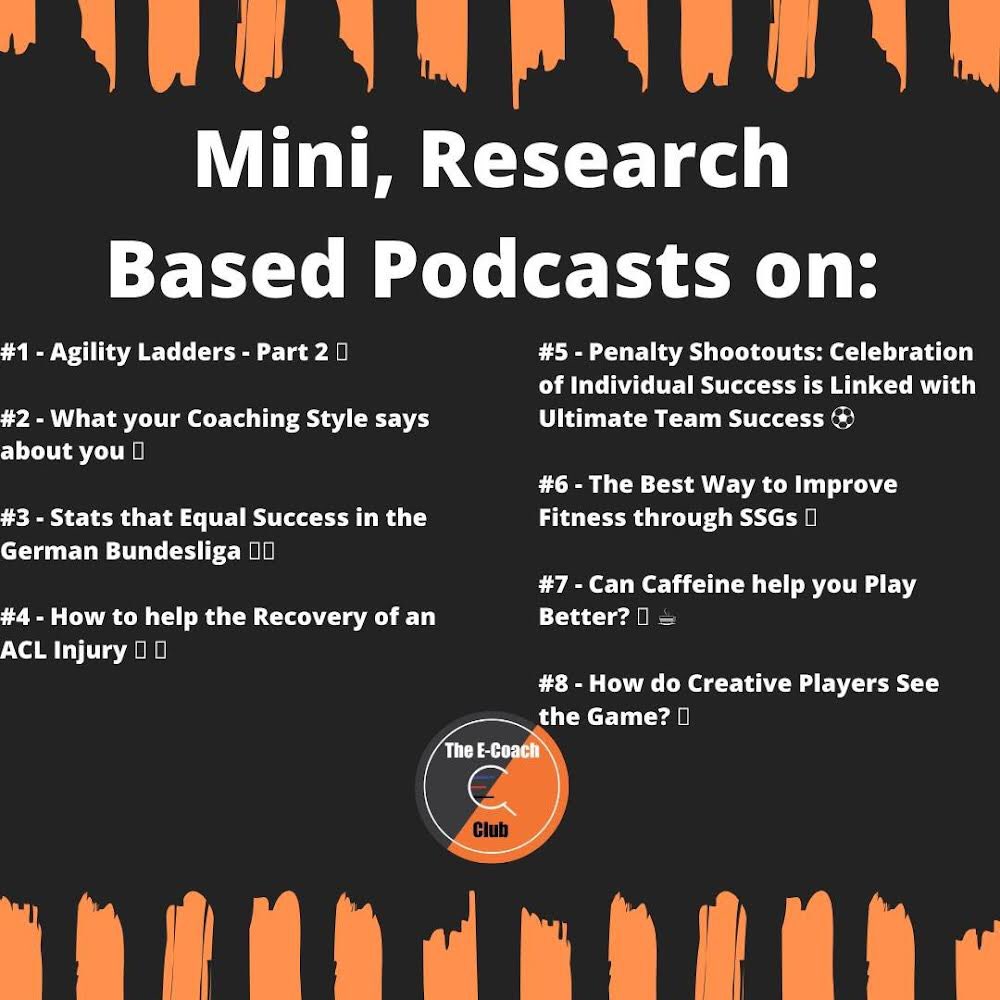 TheECoach2's tweet photo. Our research based podcasts cover a variety of topics and directly help you  with your coaching. An excellent source of daily coach education. https://t.co/wDKnehzYSG