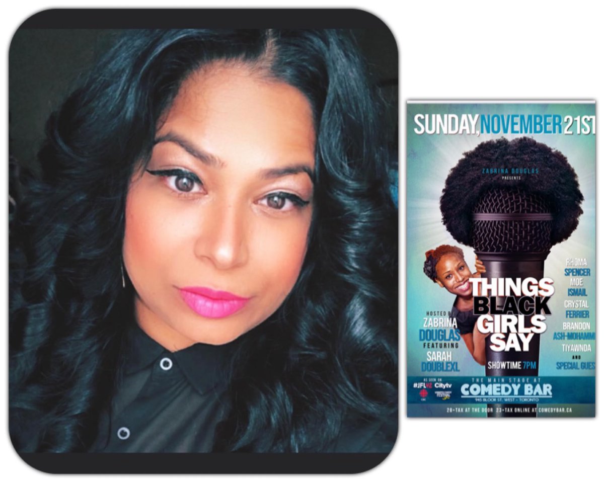 This Sunday <a href="/MsFerrier/">Crystal Ferrier</a> an absolute killer comedian/performer will be performing at things black girls say @comedybarto You don’t want to miss this night link👉🏽👉🏽👉🏽 comedybar.ca/shows/things-b…