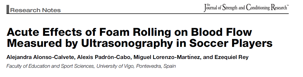 kcrehabguy's tweet photo. I don't understand the anti-foam roll crowd. Here's another study via US in JSCR showing vascular changes, albeit short-term. Athletes could do worse things for sure.  https://t.co/4TsA9Ur9T1 https://t.co/jPabNNq78z