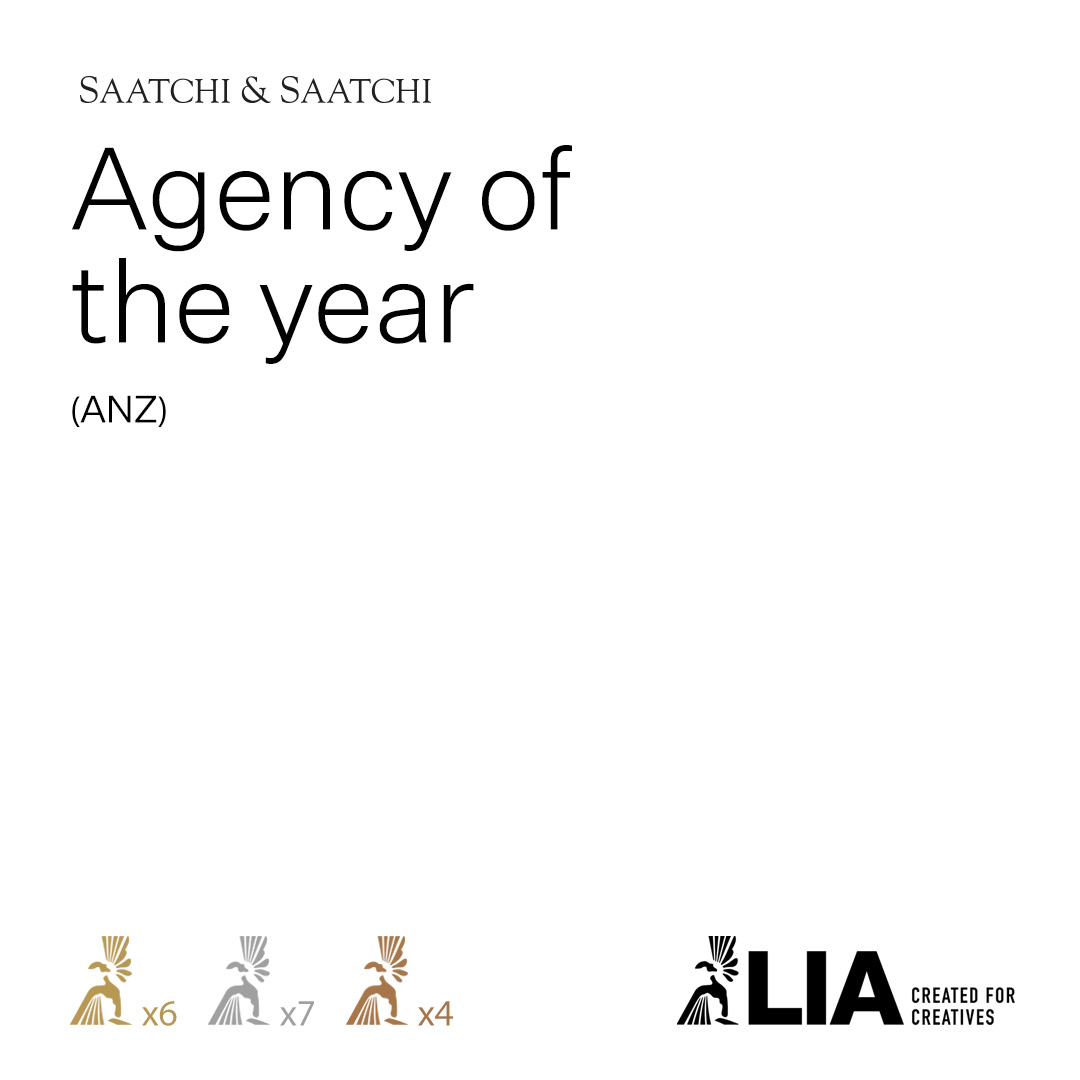 saatchiAU's tweet photo. Saatchi &amp; Saatchi Australia is honoured to be LIA’s ANZ agency of the year, picking up 6 golds, 7 silvers, 4 bronzes and 4 finalists for our work with @Toyota_Aus and The @RoyalAustMint. Shout out to @SaatchiNZ for their wins, making Saatchi &amp; Saatchi the ANZ network of the year. https://t.co/RawX2GaUIj