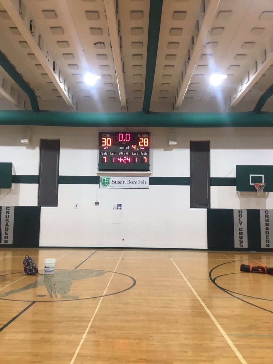 HolyCrossFW's tweet photo. 6th Grade Boys Basketball: Final Score - Holy Cross 30 Concordia 28; A dramatic come from behind win for the ‘Saders to preserve their perfect record! Well done, boys. 3-0 https://t.co/HeByDDDjgQ